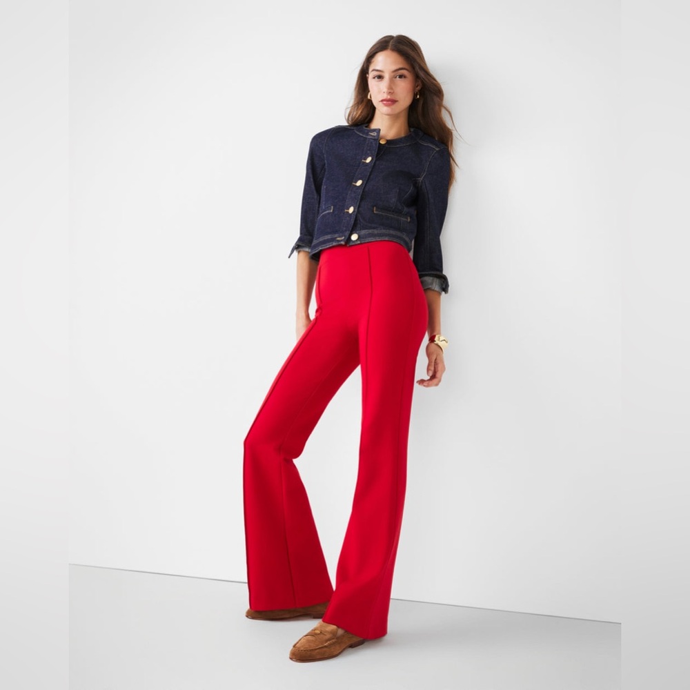 SPANX Ponte Flare Pant - True Red NWT